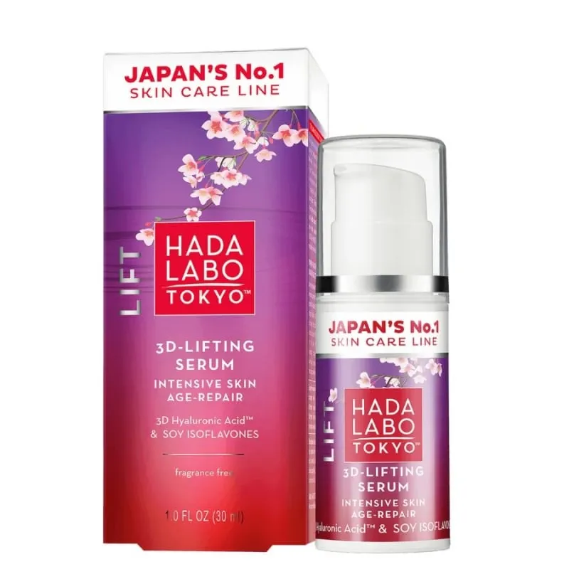 Концентриран серум против бръчки Hada Labo Tokyo 3D Lifting Serum Intensive Skin Age Repair 30ml