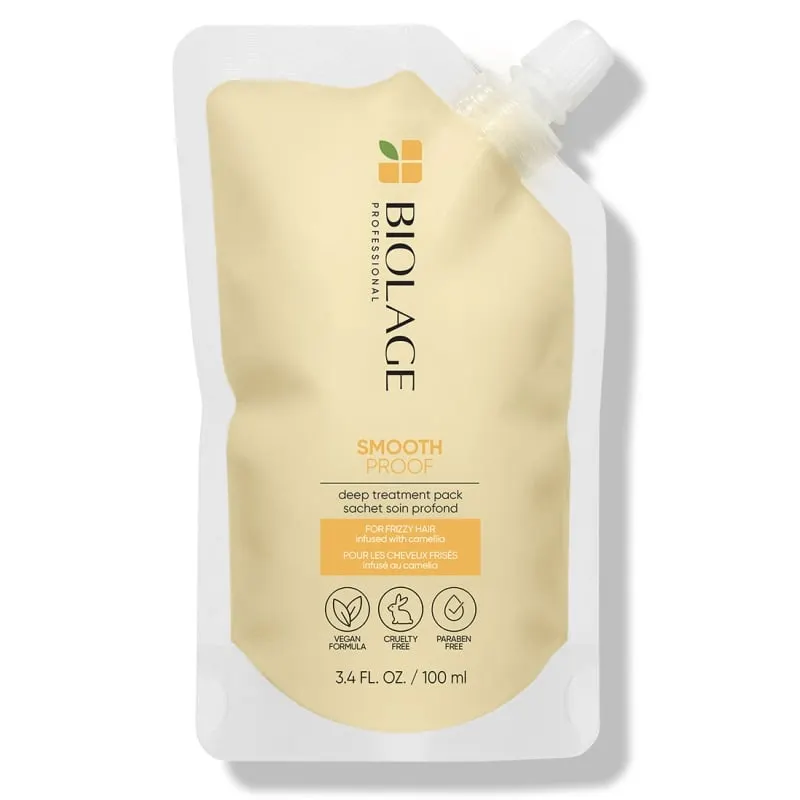 Изглаждаща маска за коса Biolage Smooth Proof Deep Treatment Pack Hair Mask for Frizzy Hair 100 ml