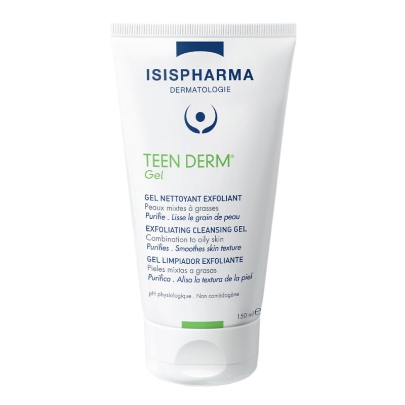 Isis Pharma Teen Derm Gel Exfolianting Cleansing Gel 150ml