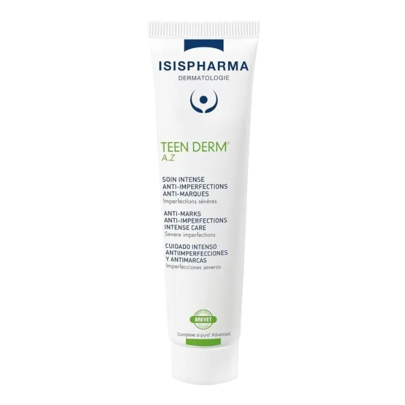 Интензивна грижа за кожата с азелаинова киселина против петна Isis Pharma Teen Derm A.Z Anti Imperfections & Marks Intense Care 30ml