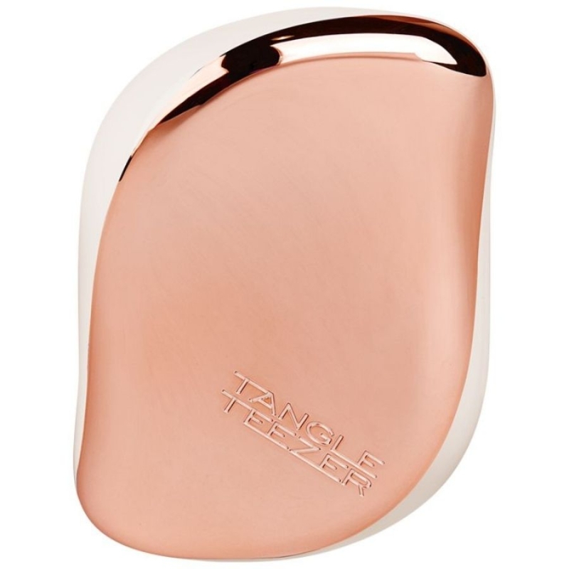 Tangle Teezer Compact Styler On-The-Go Detangling Hairbrush Smooth & Shine Ivory Rose Gold — 3