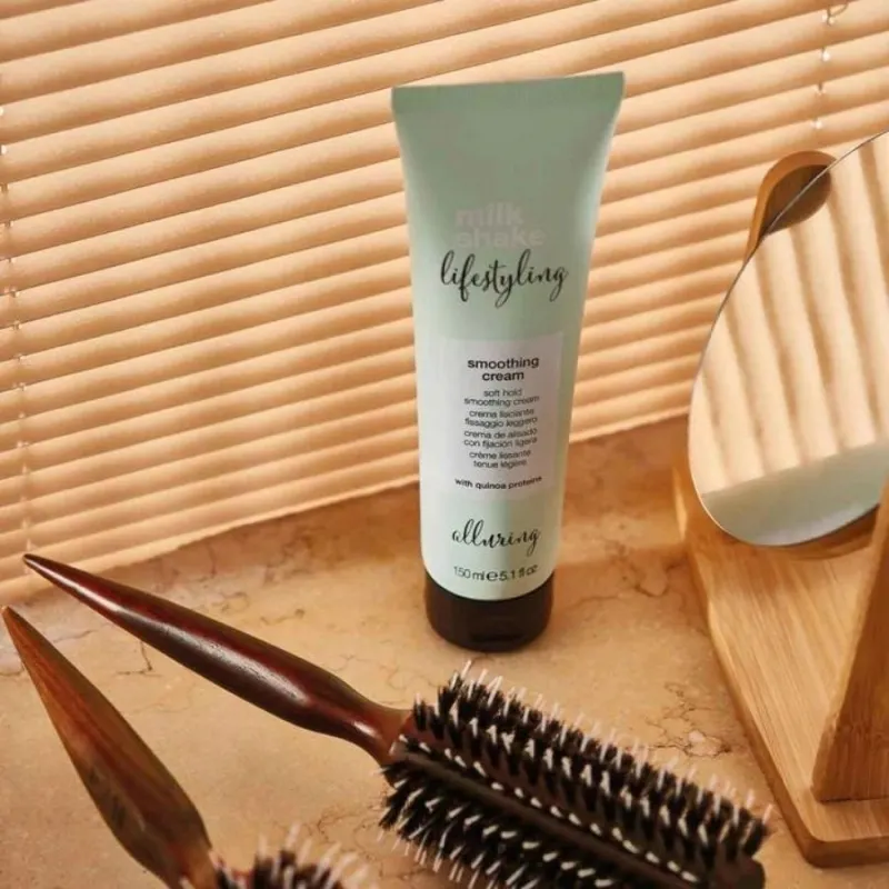 Изглаждащ крем за коса Milkshake Lifestyling Smoothing Cream 150ml — 5