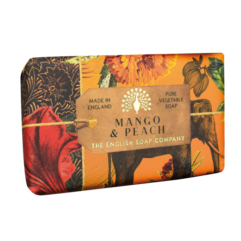 The English Soap Company Mango & Peach Luxury Vegetable Soap 190g — 4