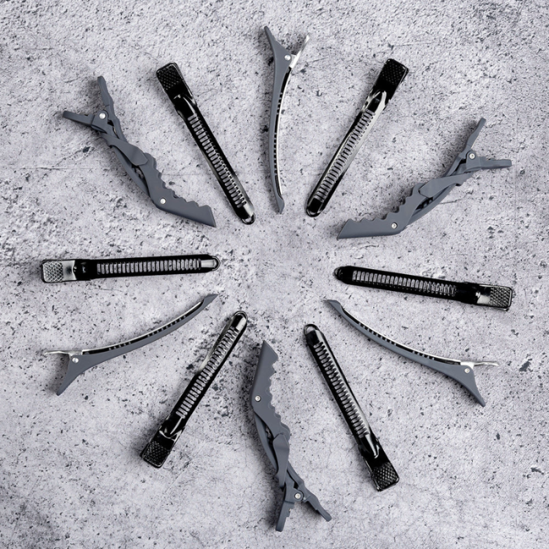 FROMM Rubberized Grip Hair Clips 4-Pack — 4