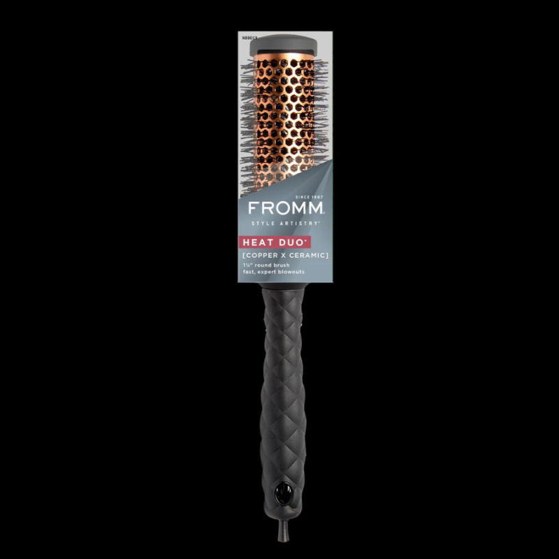 FROMM Heat Duo 1.25" Copper Thermal Round Brush — 2