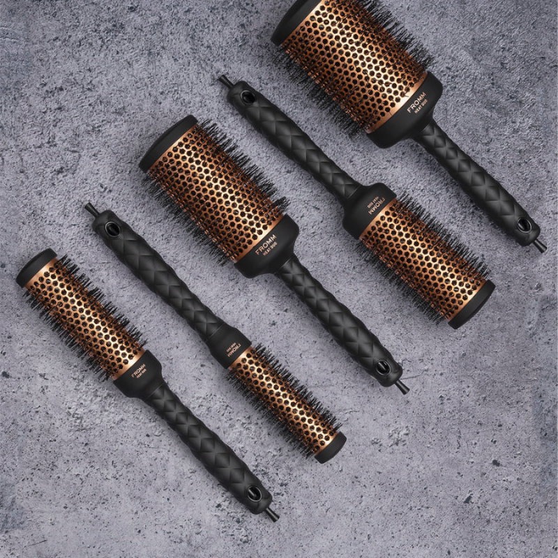 FROMM Heat Duo 1.25" Copper Thermal Round Brush — 4