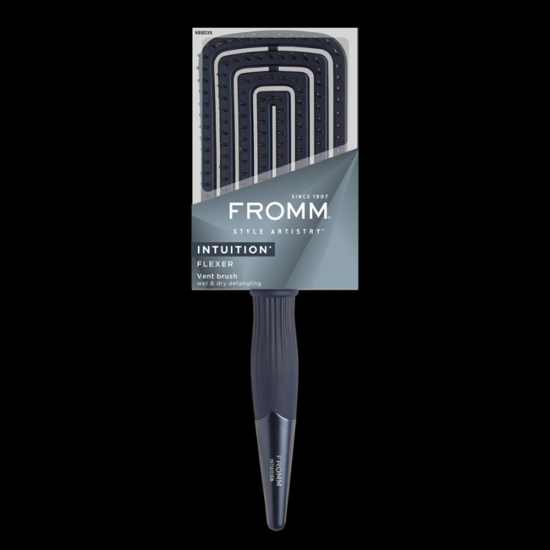 FROMM Intuition Flexer Vent Brush - Blue — 2