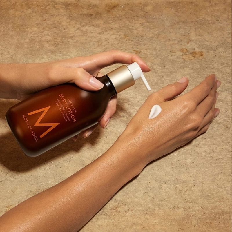 Хидратиращ лосион за тяло Moroccanoil Body Lotion Amber Noir 360ml — снимка 4