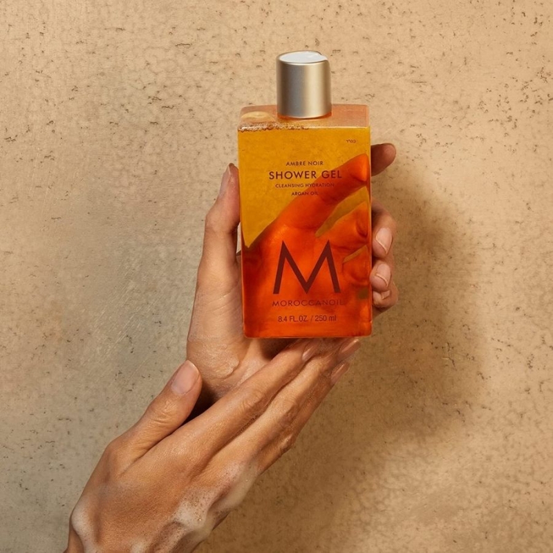 Хидратиращ душ гел Moroccanoil Shower Gel Amber Noir 250ml — снимка 3