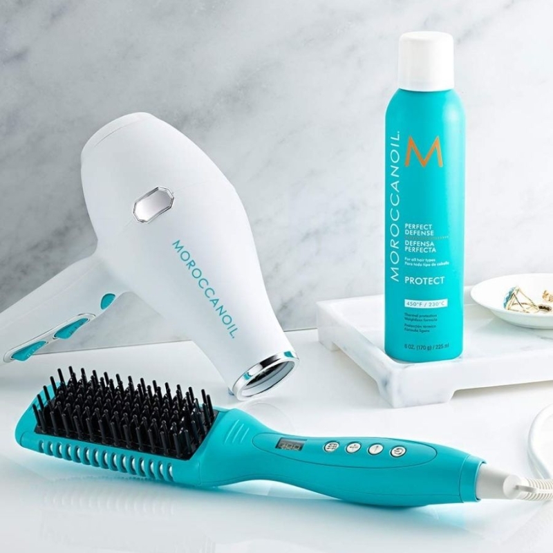 Професионална електрическа керамична четка за коса Moroccanoil Smooth Style Ceramic Heated Brush — снимка 4