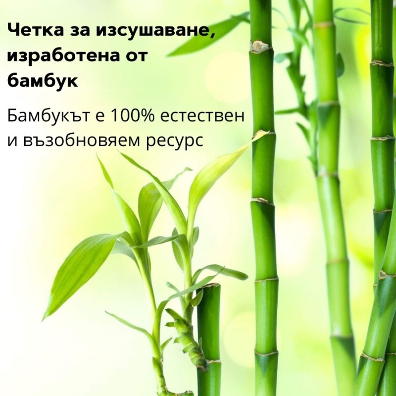 Професионална четка за изсушаване Olivia Garden EcoHair Thermal Round Bamboo Hair Brush 24mm — 2