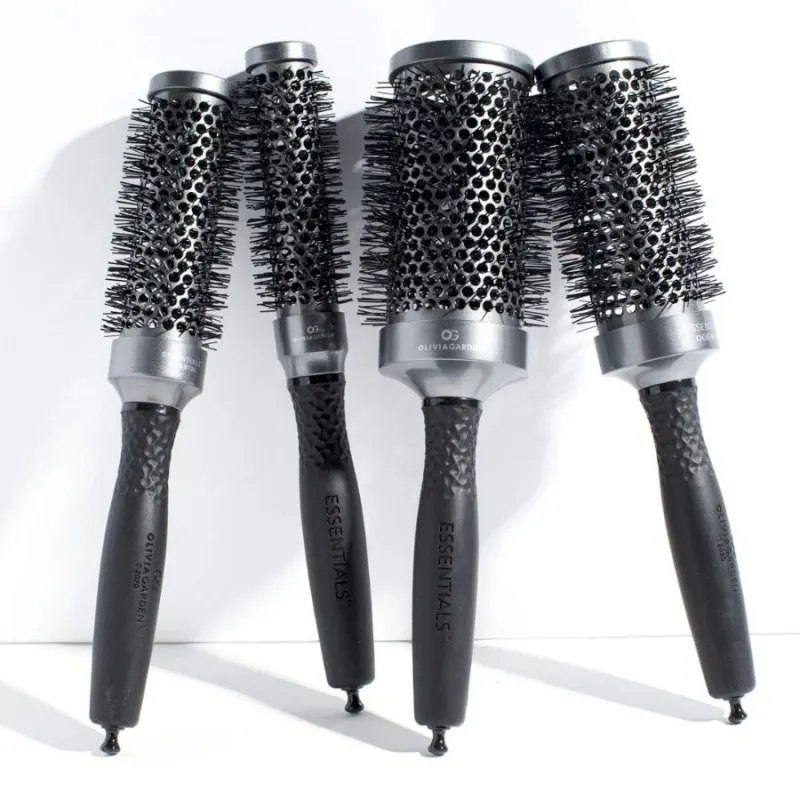 Olivia Garden Classic Silver Hair Brush 45 mm — 2