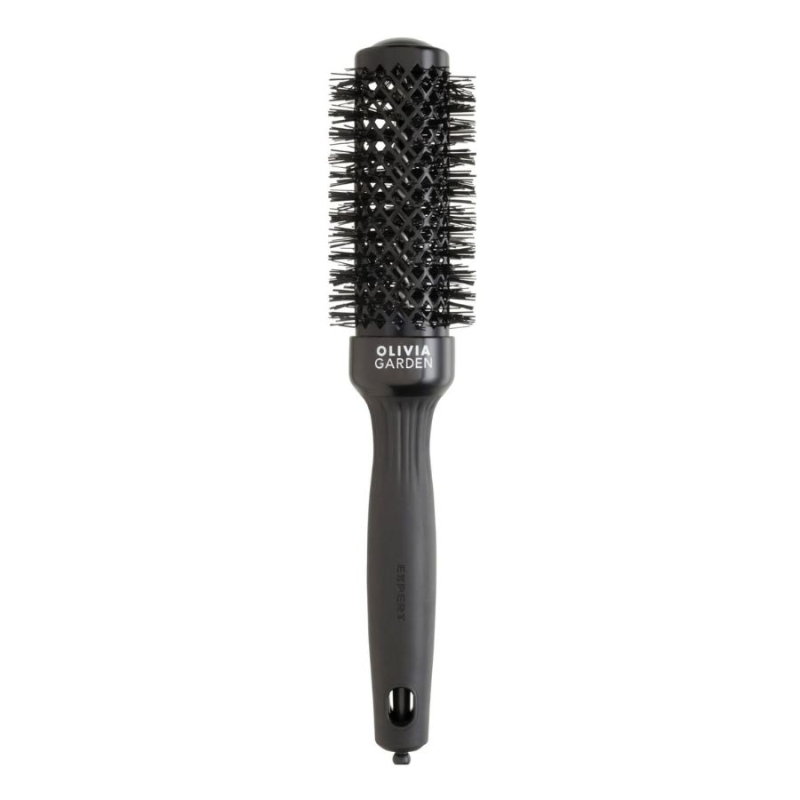 Olivia Garden Expert Blowout Shine Black Hair Brush 35 mm