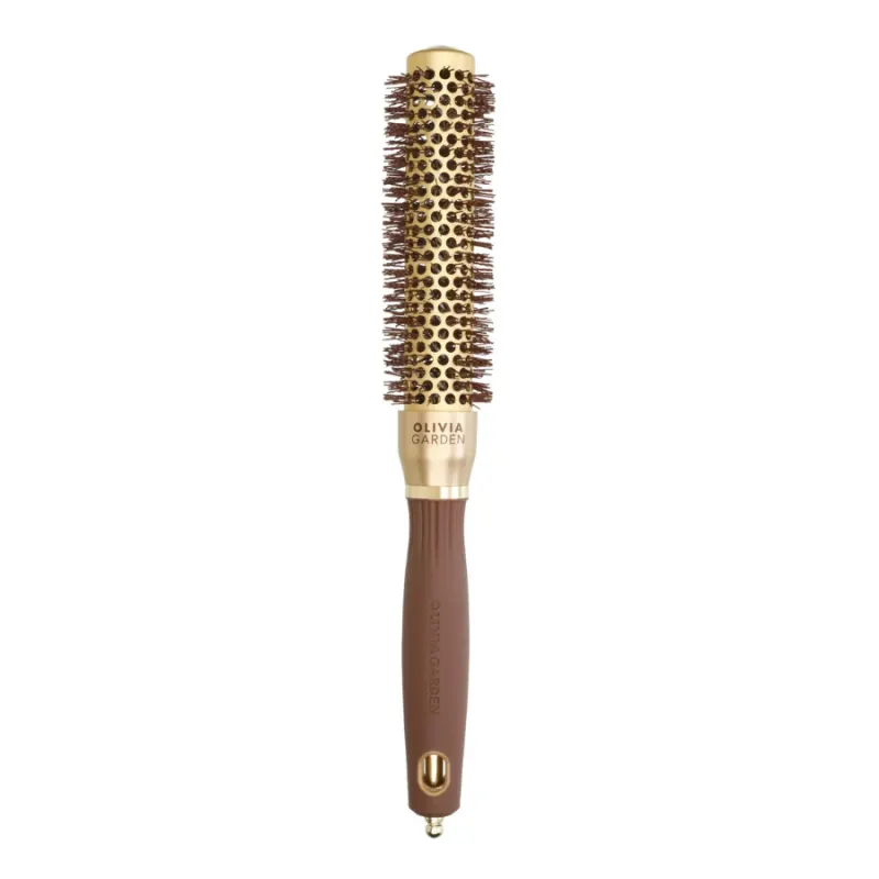 Керамично-йонна четка за изсушаване Olivia Garden Expert Blowout Speed ​​​​Gold&Brown Hair Brush 25 mm