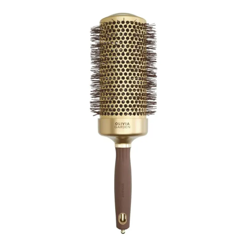 Керамично-йонна четка за изсушаване Olivia Garden Expert Blowout Speed ​​​​Gold&Brown Hair Brush 55 mm