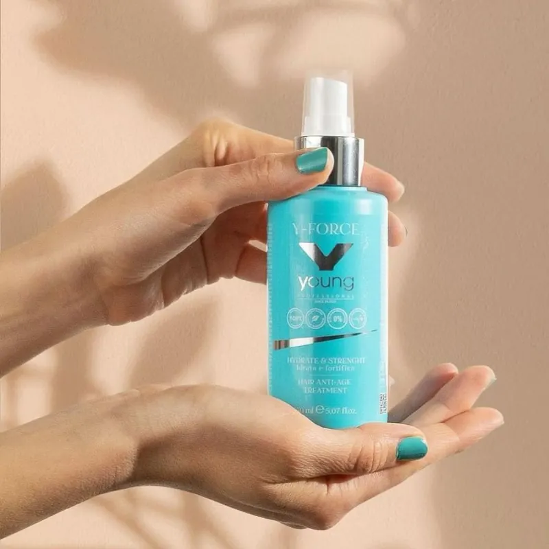 Регенерираща анти-ейдж терапия за коса Young Professional Y-Force Instant Hair Anti-Age Treatment 150ml — снимка 3