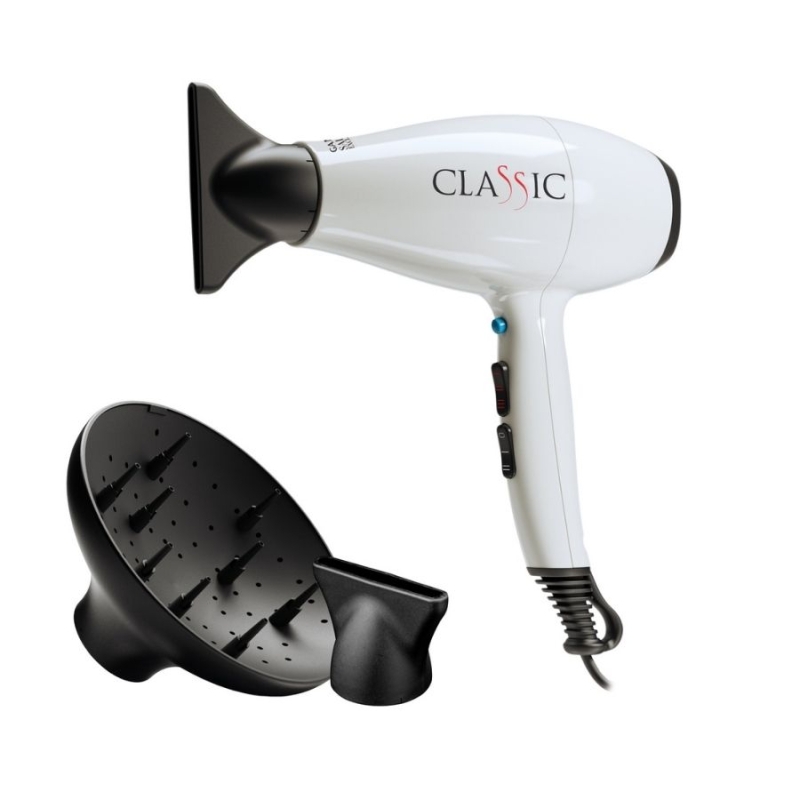 Gama Professional Classic White Hair Dryer
