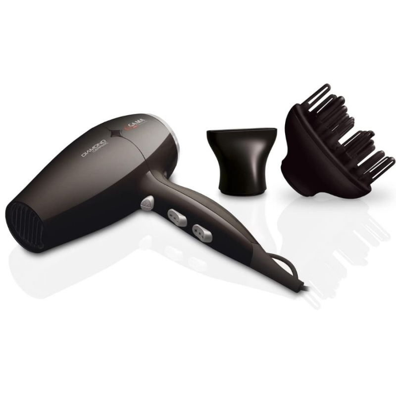 Gama Professional Diamond Ceramic Black Hair Dryer — 2
