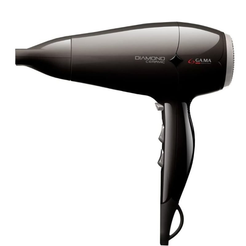 Gama Professional Diamond Ceramic Black Hair Dryer