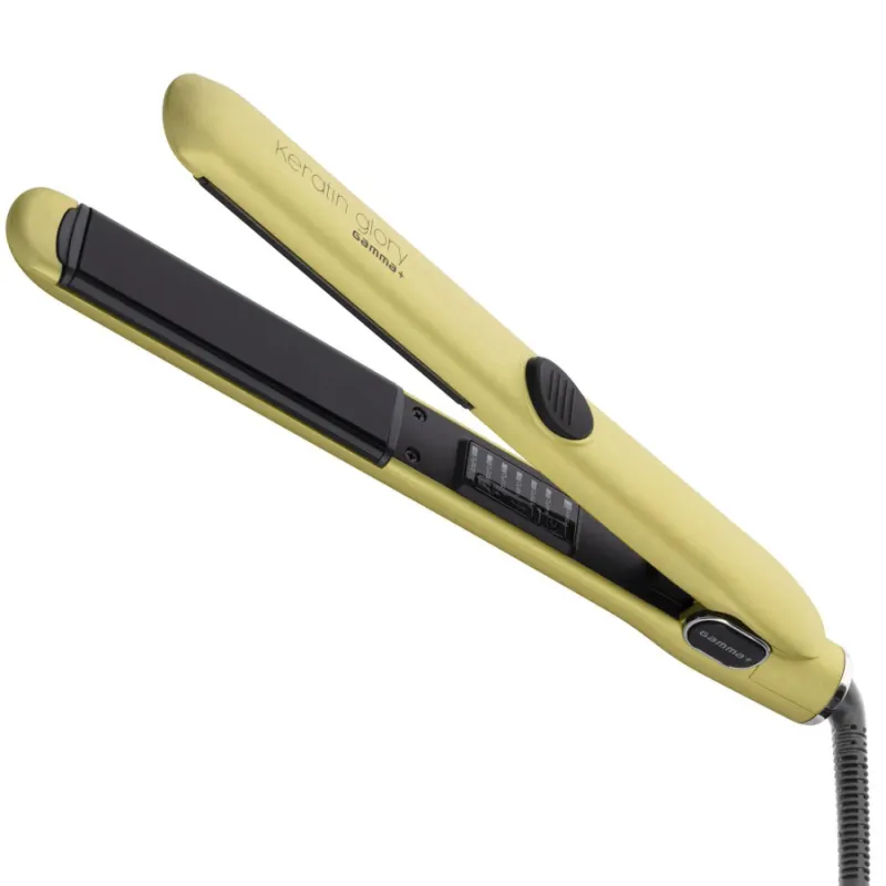 Gamma+ Keratin Glory Hair Straightener Mat Gold