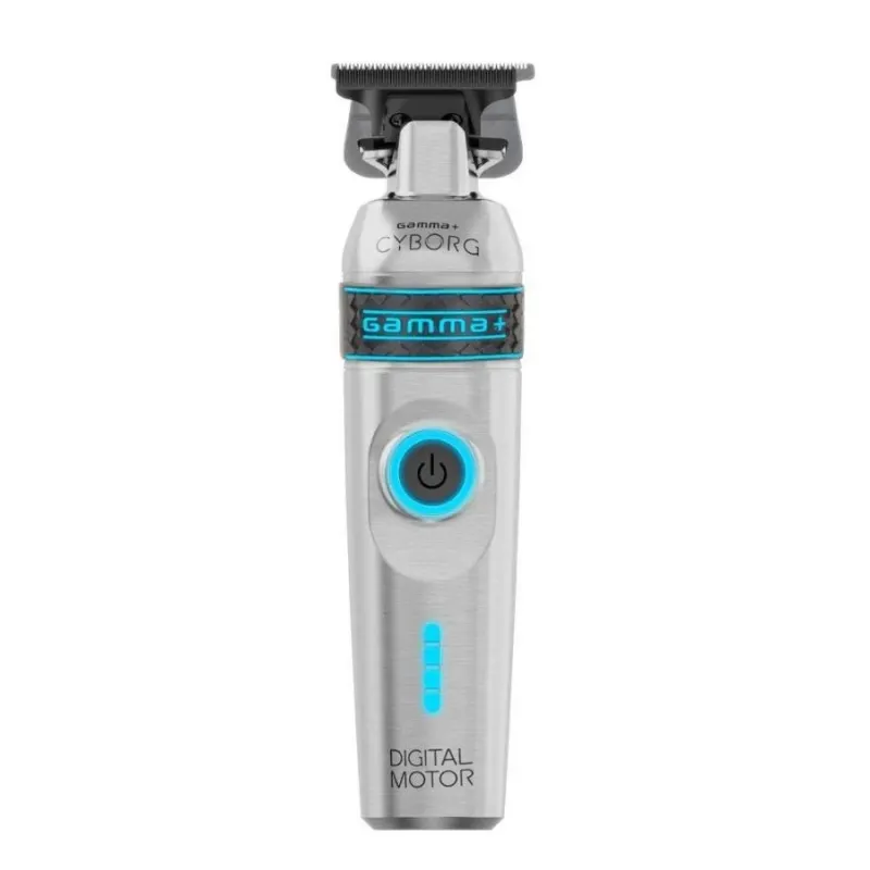 Безчетков моторен тример Gamma+ Cyborg Digital Brushless Motor Cordless Hair Trimmer — 3