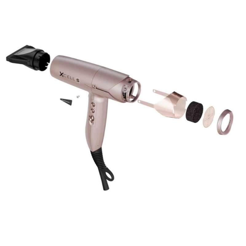 Gamma+ XCell S Rose Gold Hair Dryer — 3