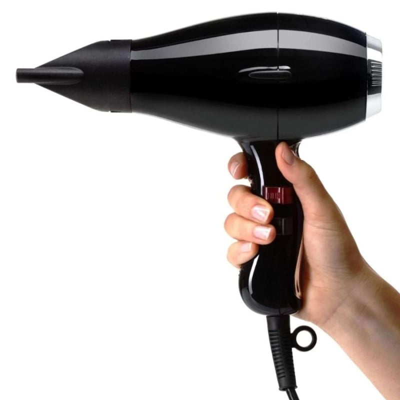 Elchim 3900 Healthy Ionic Hair Dryer Black Silver