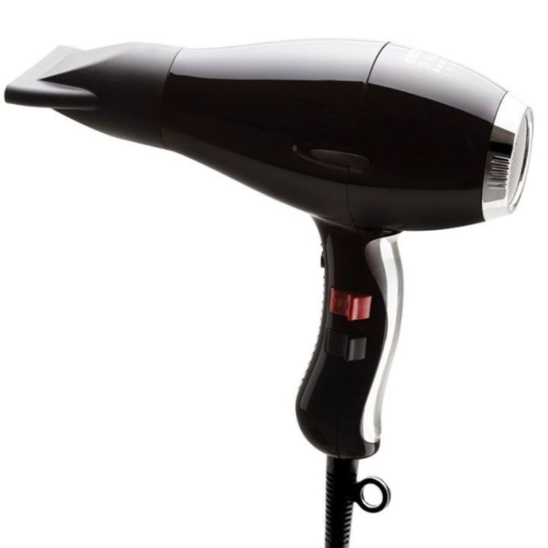 Elchim 3900 Healthy Ionic Hair Dryer Black Silver — 3