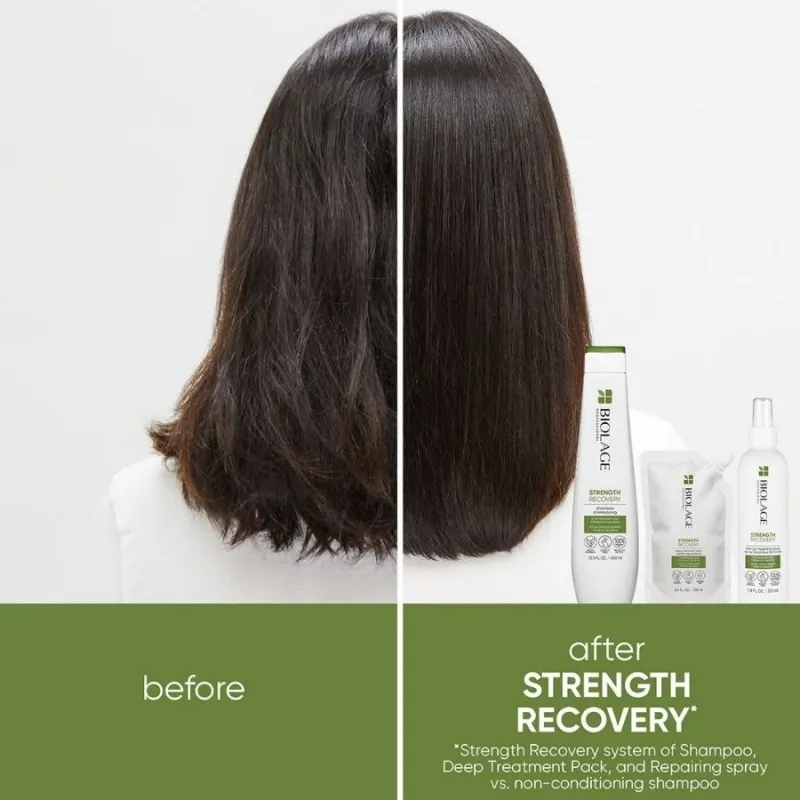 Възстановяващ шампоан Biolage Strength Recovery Shampoo for Damaged Hair 250ml — снимка 3
