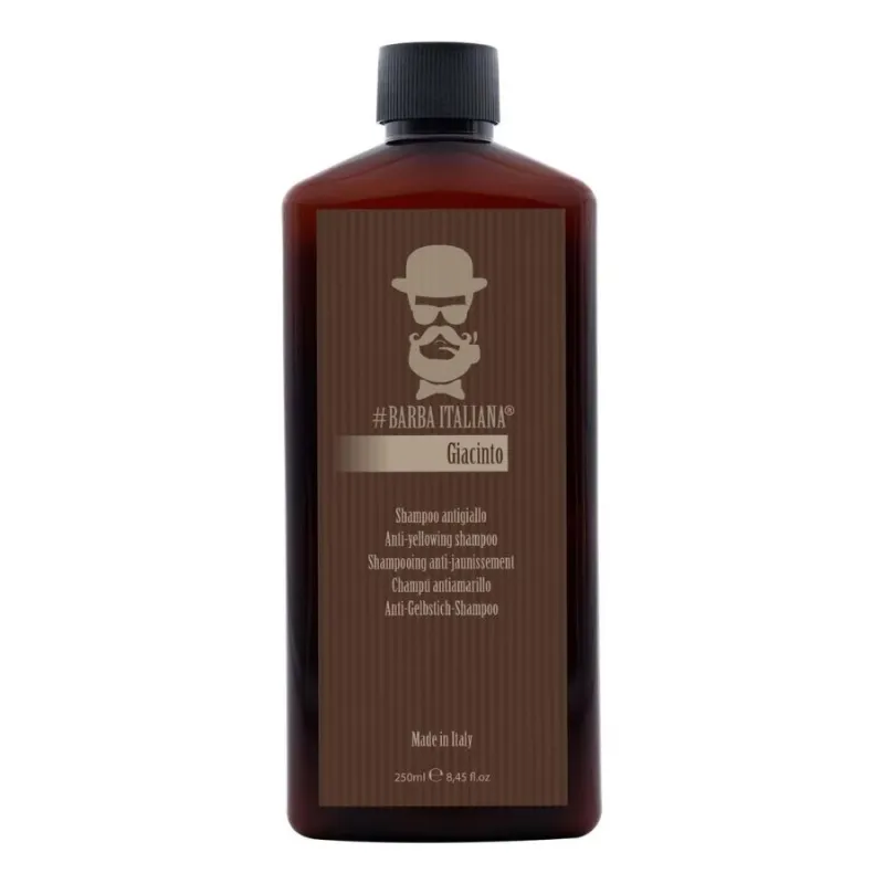 Анти-жълт шампоан за мъже Barba Italiana Giacinto Hair Anti-yellow Shampoo 250ml