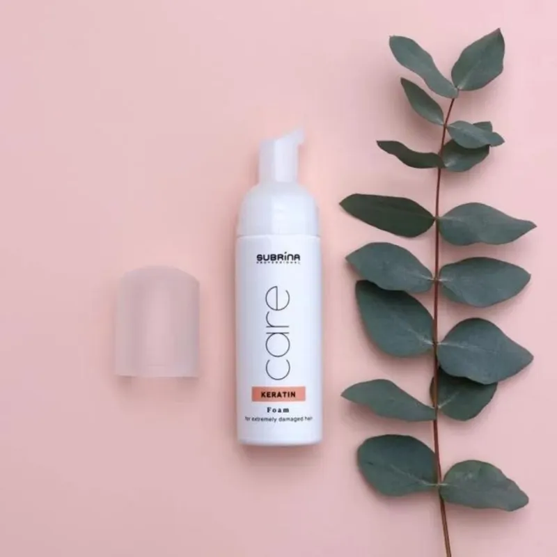 Подхранваща кератинова пяна за силно увредена коса Subrina Professional Care Keratin Foam 150ml — 3