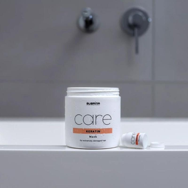 Подхранваща кератинова маска за силно увредена коса Subrina Professional Care Keratin Mask 500ml — 3