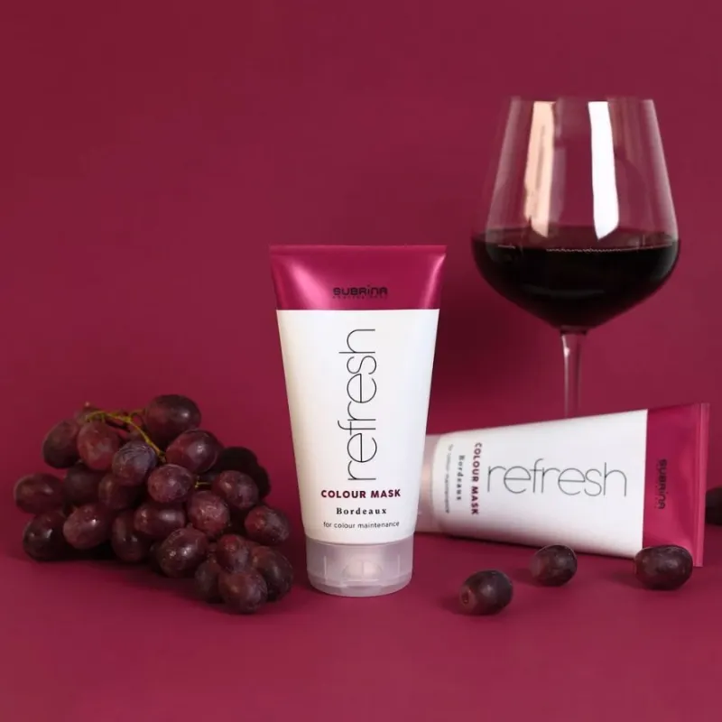 Оцветяваща маска Subrina Professional Refresh Color Bordeaux Mask 150ml — 5