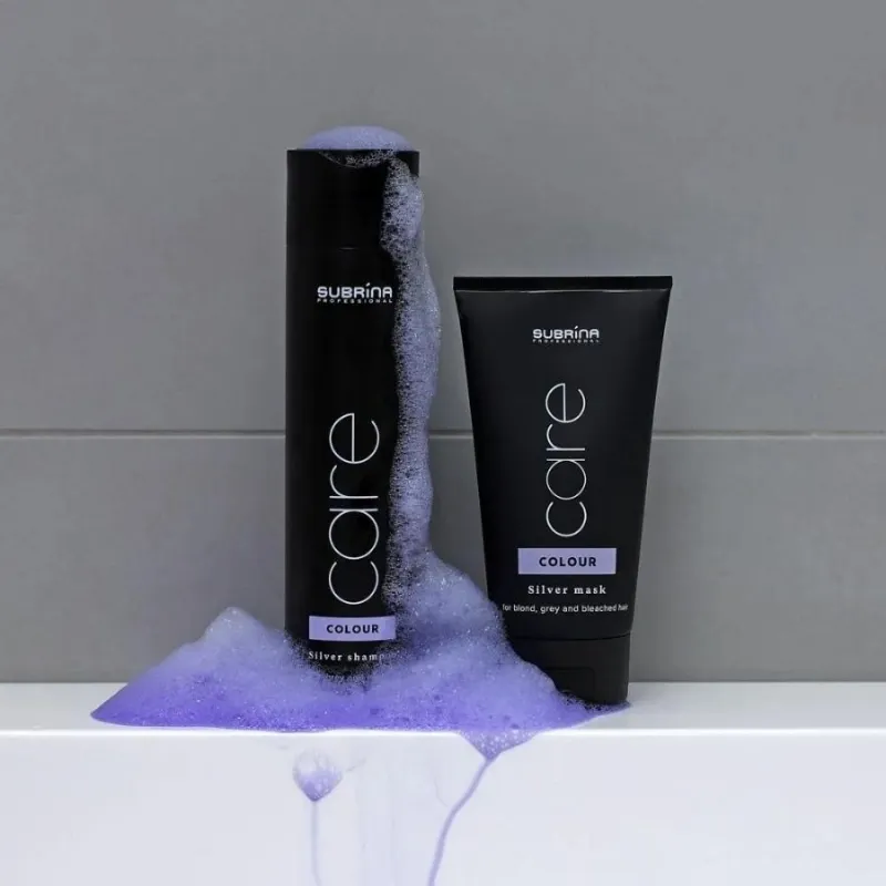 ubrina Professional Care Colour Silver Shampoo + Mask — 2