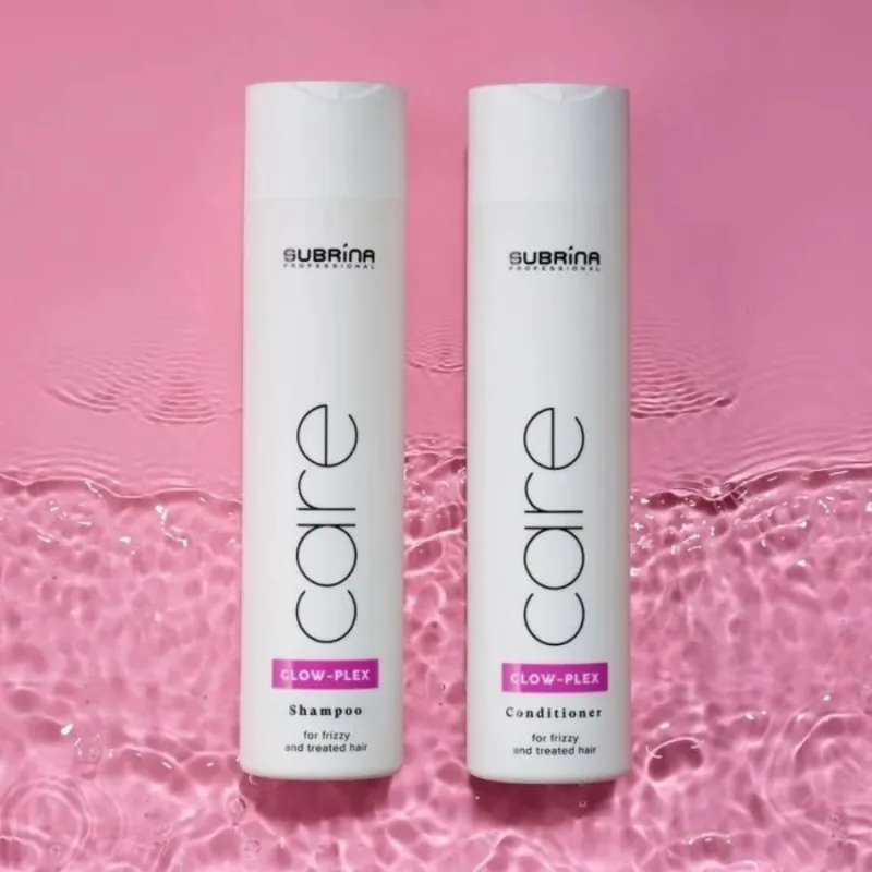 Балсам за гладка и бляскава коса Subrina Professional Care Glow Plex Conditioner for Frizzy hair 250ml — 4