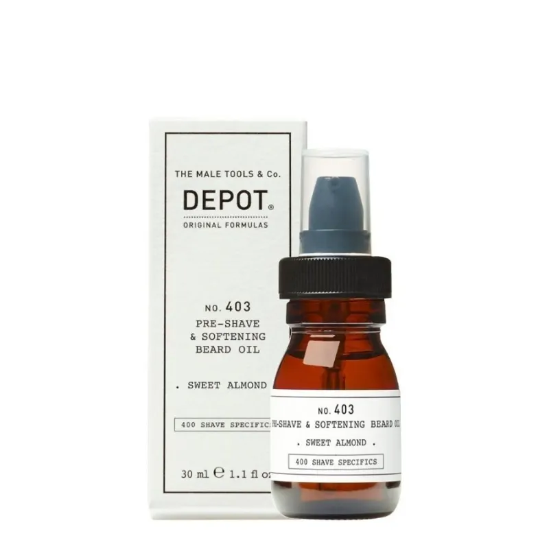 Depot No. 403 Pre-Shave&Softening Beard Oil Sweet Almond 30ml