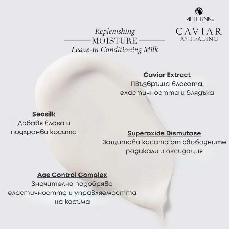 Alterna Caviar Replenishing Moisture Leave-In Conditioning Milk 147 ml — 3