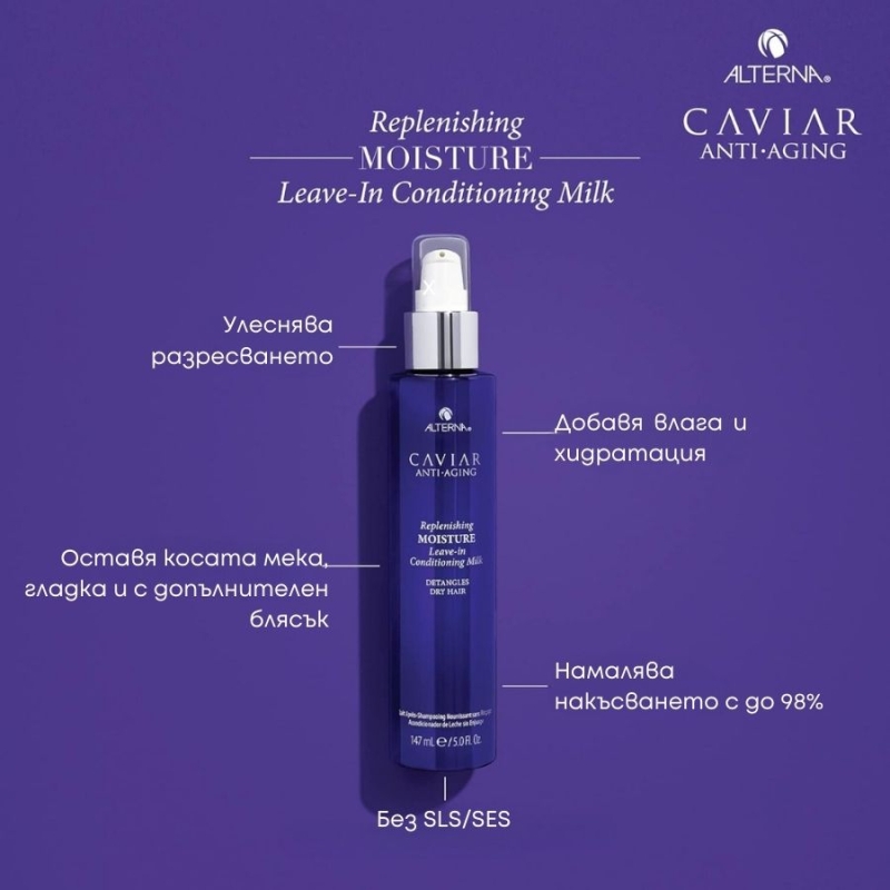 Alterna Caviar Replenishing Moisture Leave-In Conditioning Milk 147 ml — 4