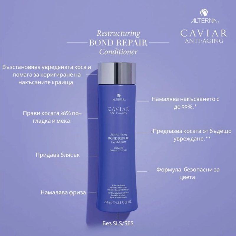 Alterna Caviar Restructuring Bond Repair Conditioner 250 ml — 2