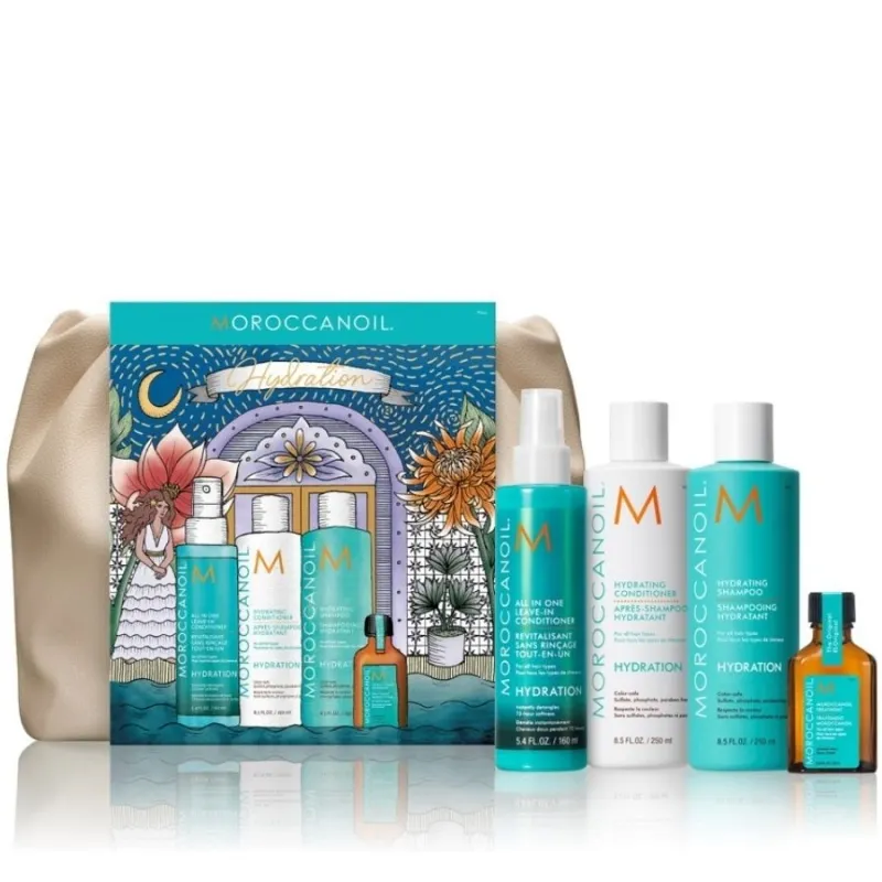 Moroccanoil Hydration Holiday Set Hydrating Gift Set for Dry Hair