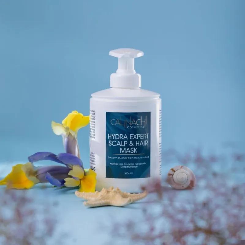 Дълбоко хидратираща маска за суха коса Calinachi Hydra Expert Scalp & Hair Mask 300 ml — снимка 3