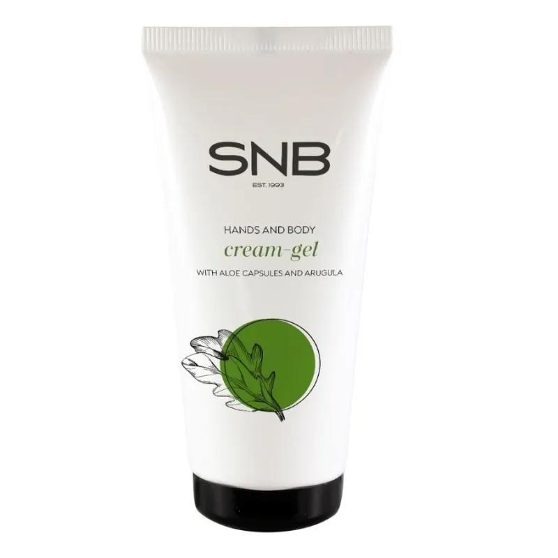 Крем-гел за ръце и тяло със сфери Алое Вера и рукола SNB Aloe Vera & Arugula Cream Gel Hands & Body — снимка 2