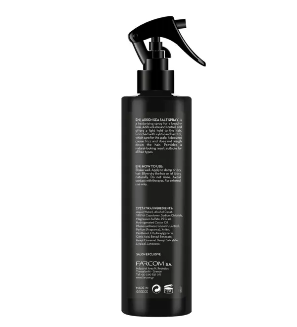 Текстуриращ спрей за плажна визия и естествен обем Arren Sea Salt Spray 250ml — 2