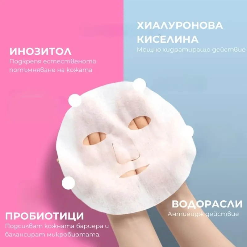 Iroha Nourishing Aftersun Face Sheet Mask Algae — 4