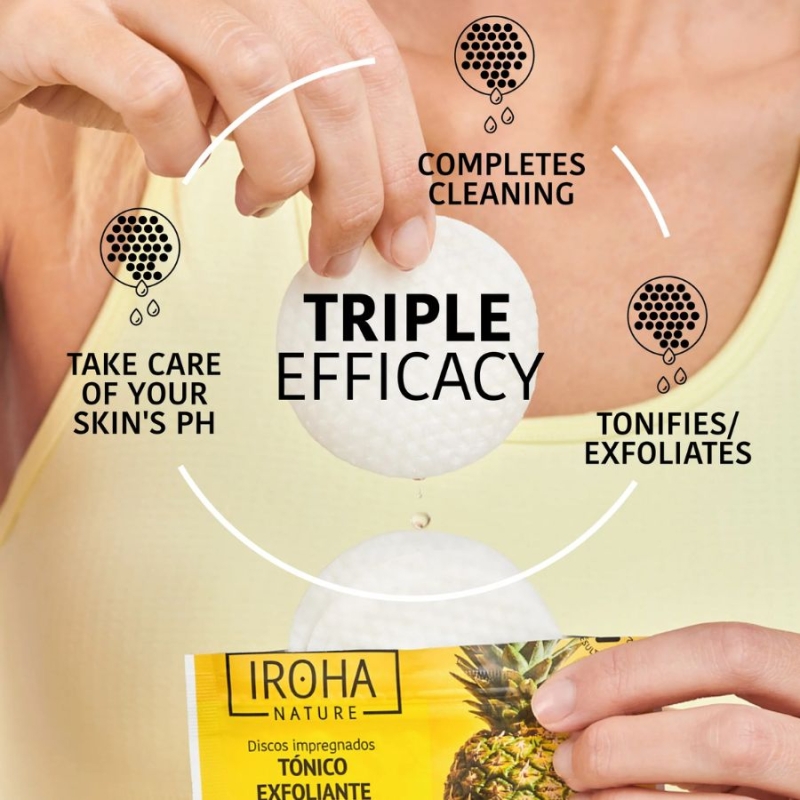 Iroha Exfoliating and Brightening Toner Pads — 3