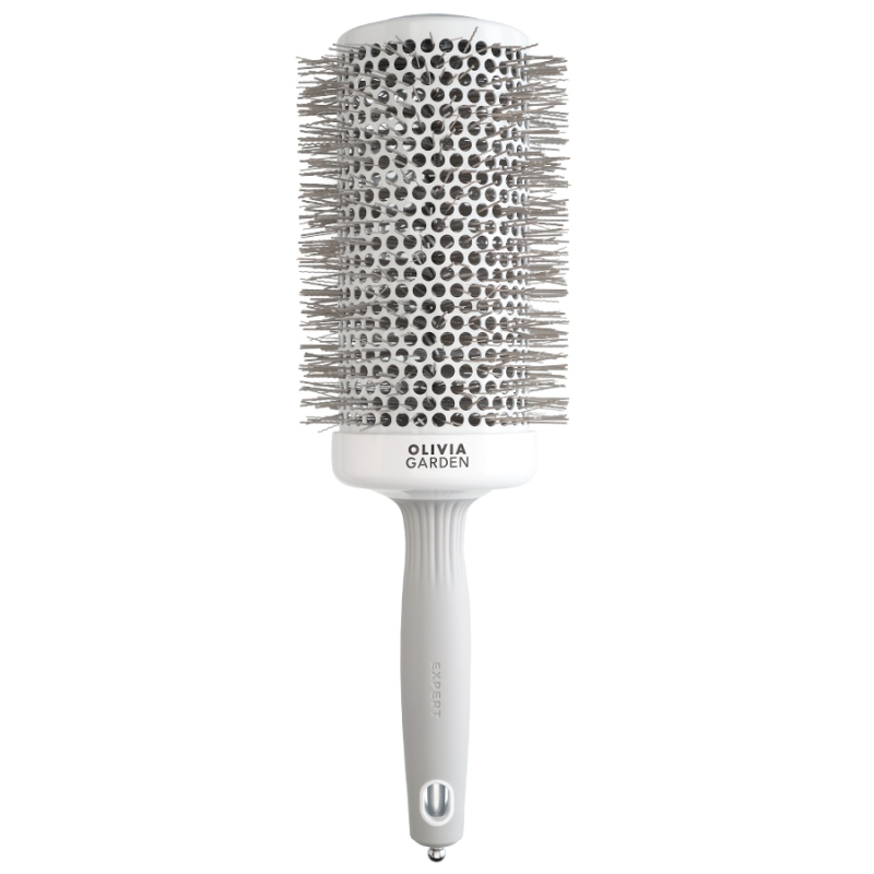 Olivia Garden Expert Speed ​​XL White Gray Hair Brush 65 mm