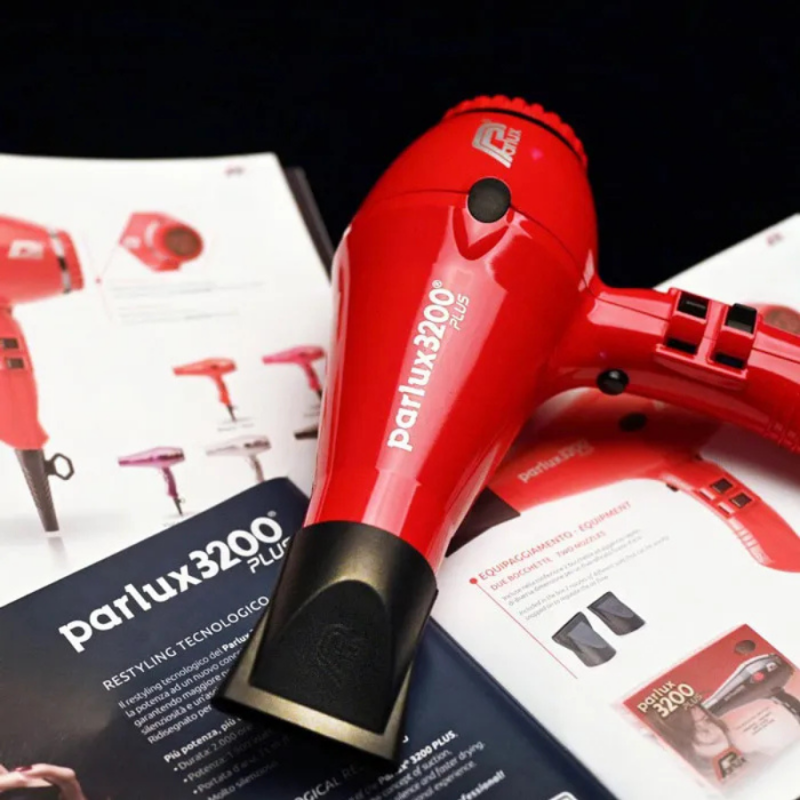 Parlux 3200 Plus Comapct Red Hairdryer — 4