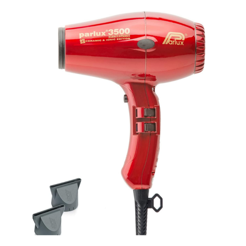 Parlux 3500 Ceramic & Ionic Super Compact Red — 2