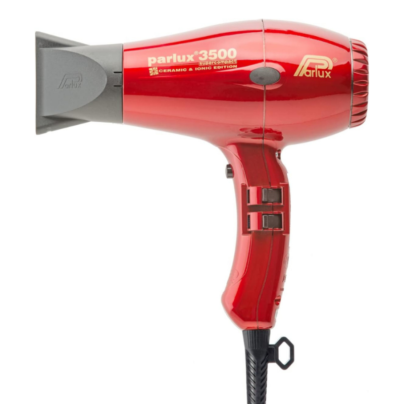 Parlux 3500 Ceramic & Ionic Super Compact Red