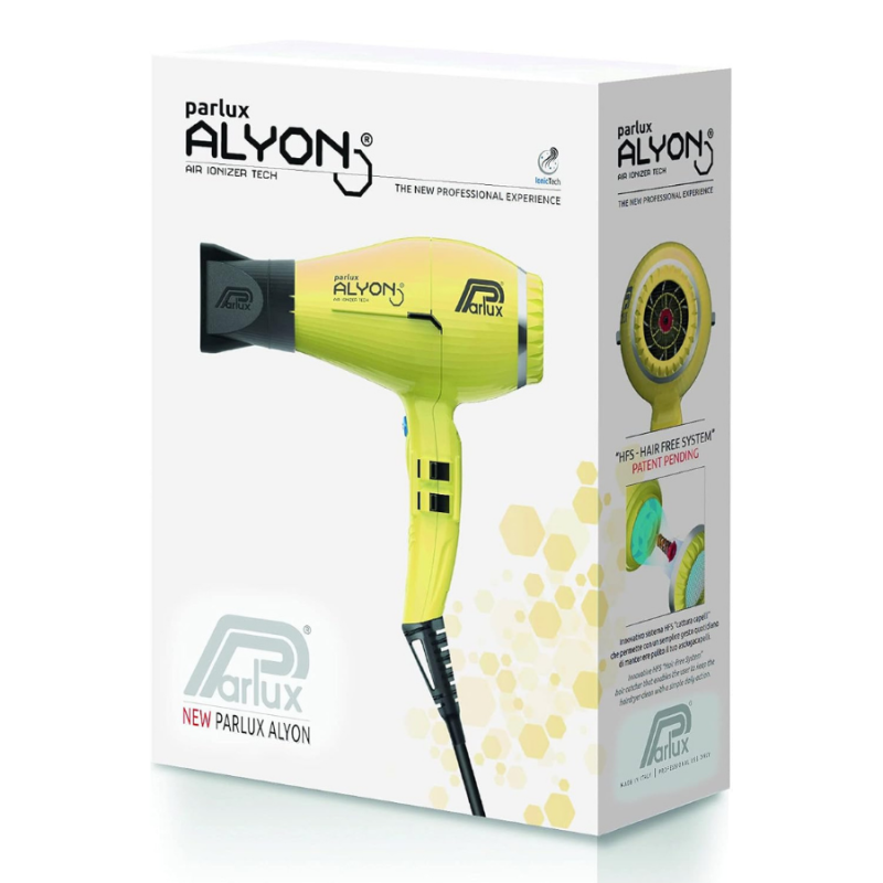 Parlux ALYON Yellow Hairdryer — 4